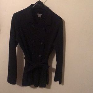 Ann Taylor double breast sweater jacket